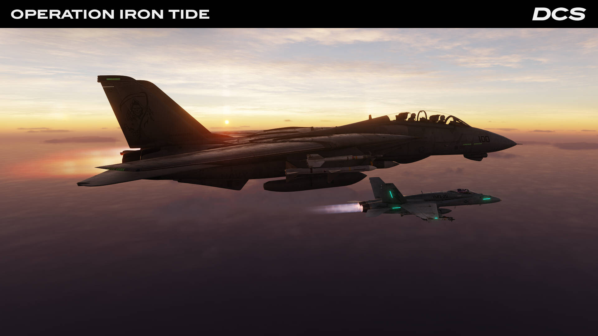 #7. DCS: F/A-18C & F-14B Operation Iron Tide Campaign by Sandman Simulations (Steam) Podle: Eagle Dynamics SA