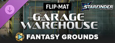 Fantasy Grounds - Starfinder 2 RPG - Flip-Mat: Garage Warehouse Small Capsule Image