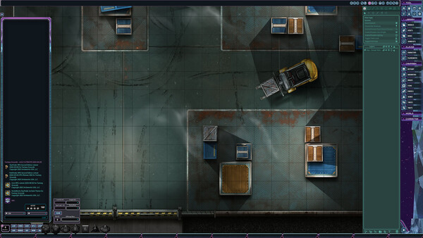 Fantasy Grounds - Starfinder 2 RPG - Flip-Mat: Garage Warehouse