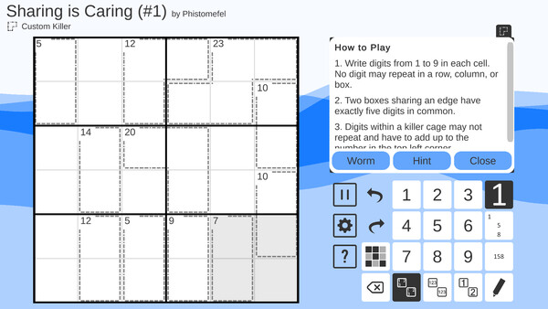 Cracking the Cryptic - The Sudoku Worm of Phistomefel
