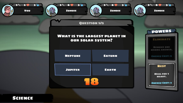 A Trivia Roguelike — 2