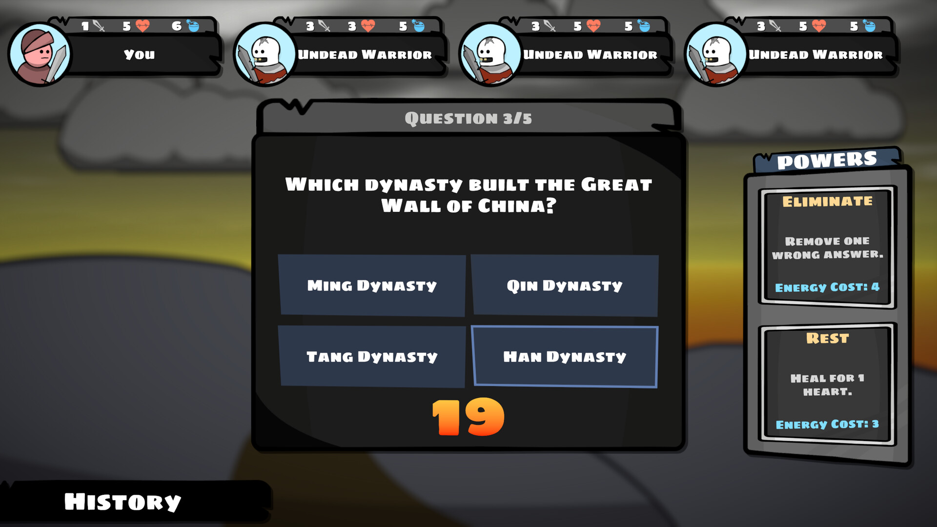 A Trivia Roguelike screenshot #3