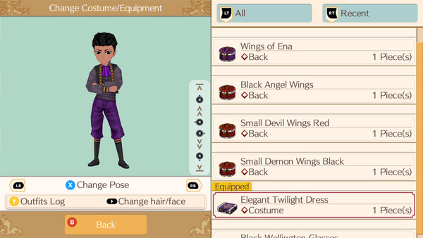 Nightfall Attire - WorldNeverland - Daily Life in the Elnea Kingdom - Another Life Adventure