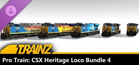Trainz 2022 DLC - Pro Train: CSX Heritage Loco Bundle 4