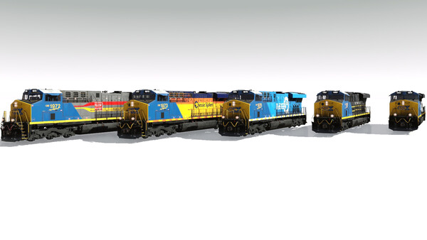 Trainz 2022 DLC - Pro Train: CSX Heritage Loco Bundle 4