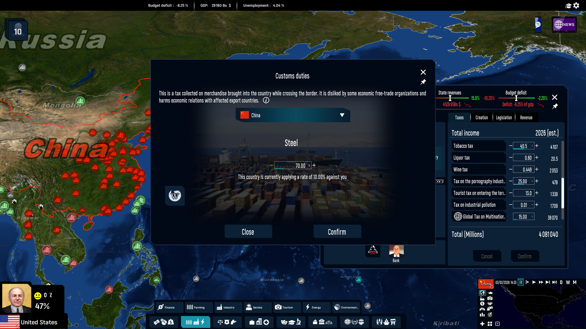 Geo-Political Simulator 2026 Edition screenshot #9