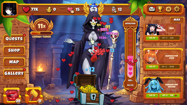Lewd Temple: Hentai Clicker screenshot 5
