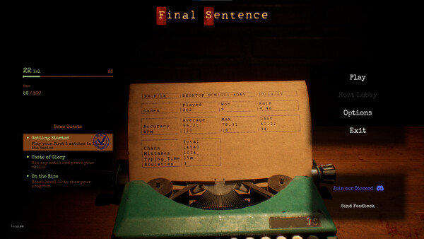 Final Sentence Demo