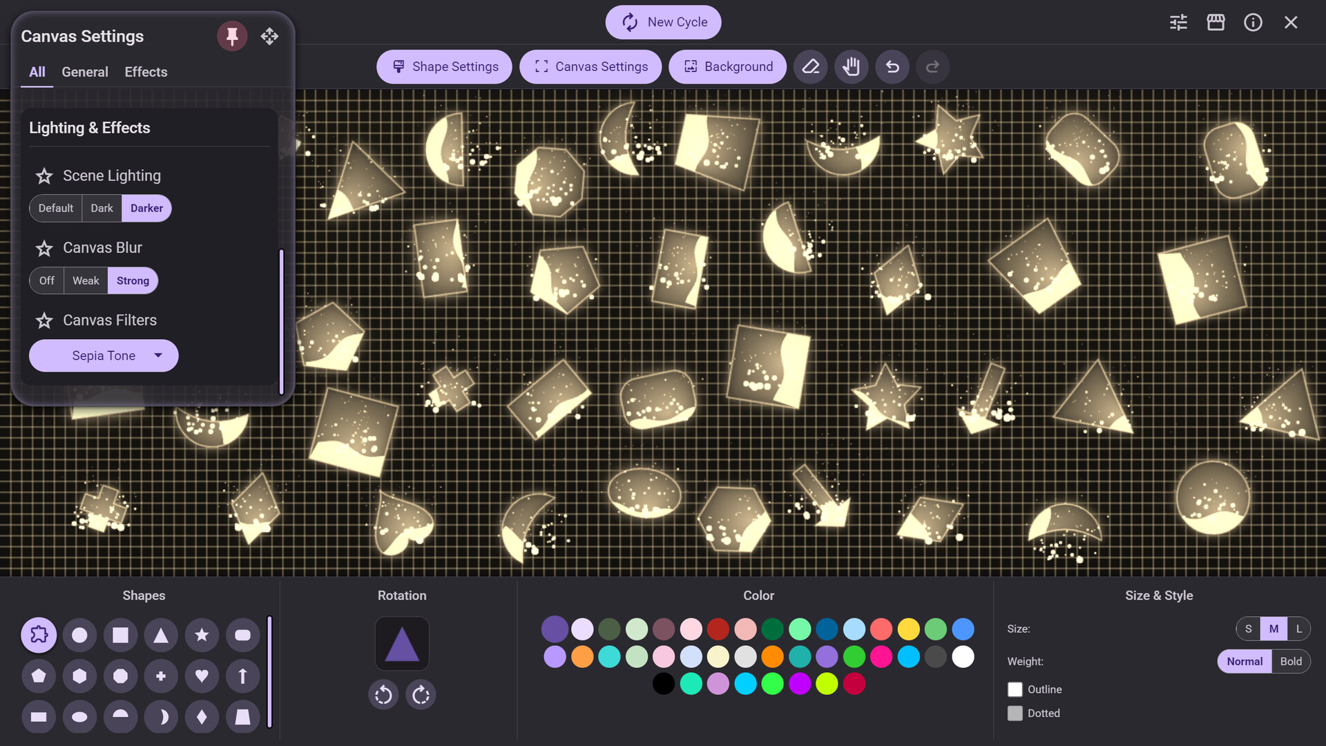 Ephemeral Art: Shapeweaver screenshot #4