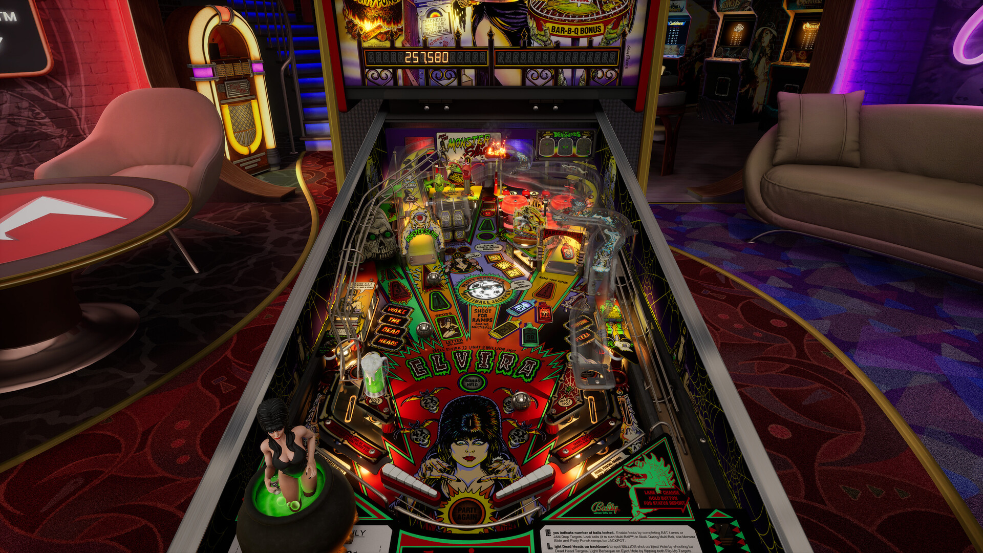 #2. Pinball FX - Williams™ Pinball: Elvira and the Party Monsters (Steam) Podle: Zen Studios