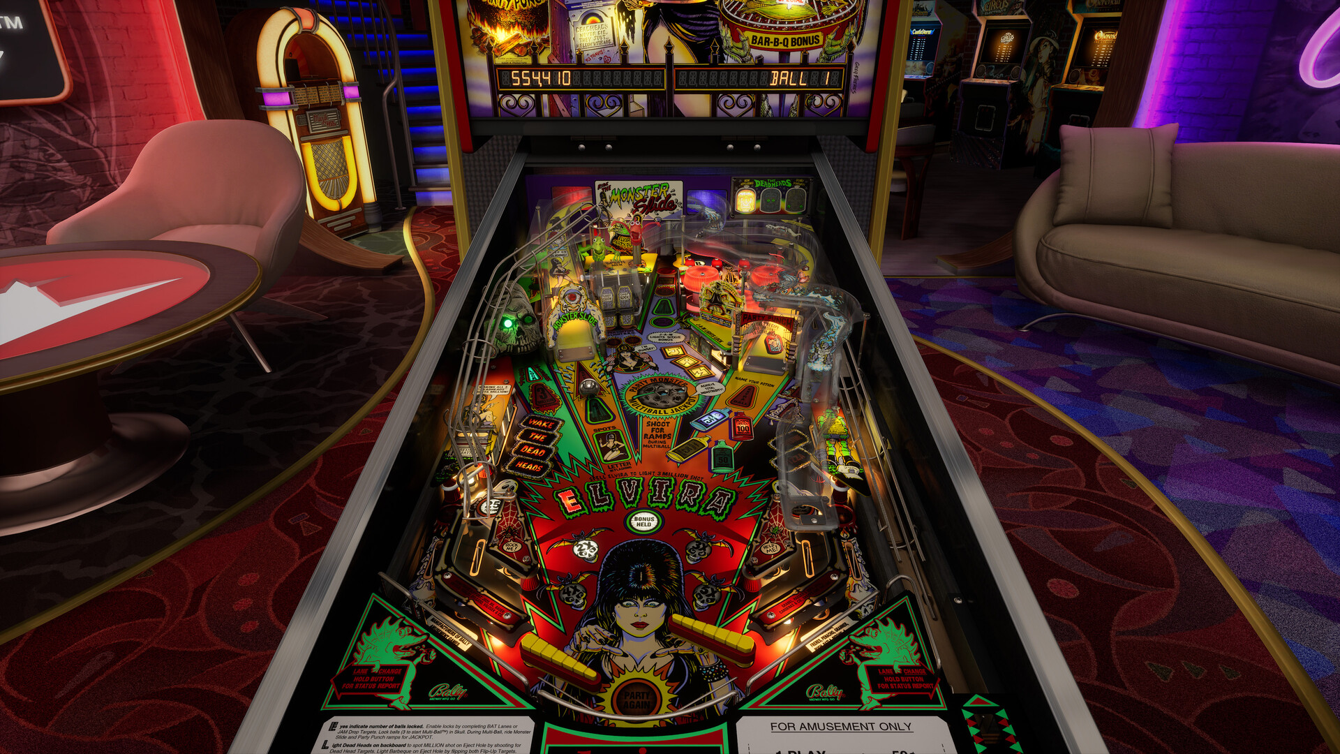 #5. Pinball FX - Williams™ Pinball: Elvira and the Party Monsters (Steam) Podle: Zen Studios