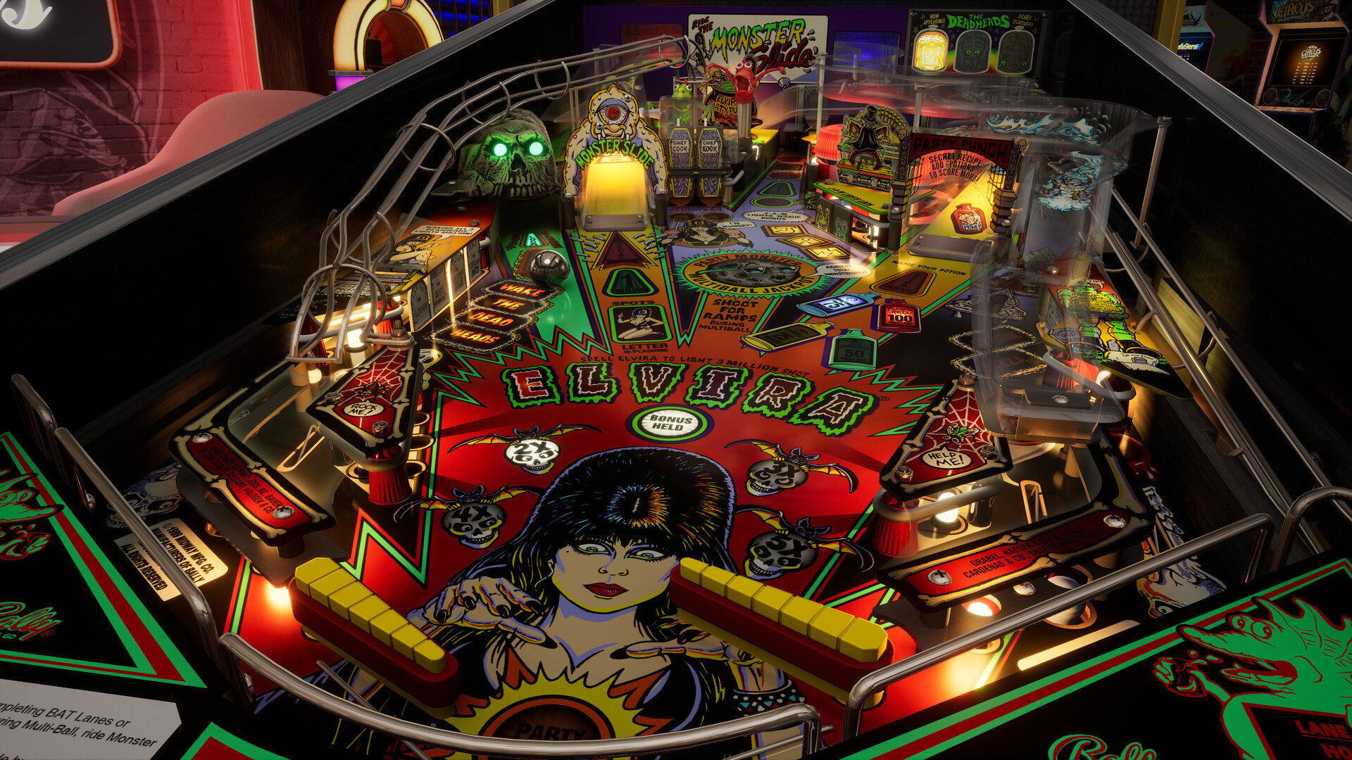 #4. Pinball FX - Williams™ Pinball: Elvira and the Party Monsters (Steam) Podle: Zen Studios