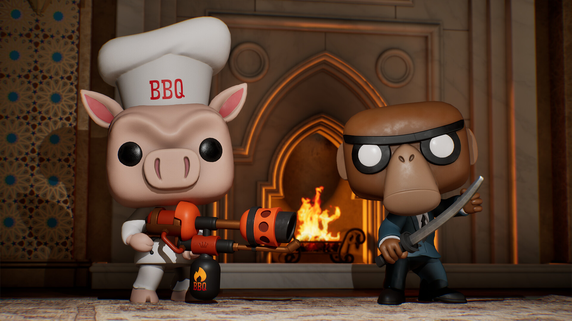 Funko Fusion - Fantastik Plastik Pack 1 - Monkey Assassin and Sam Featured Screenshot #1