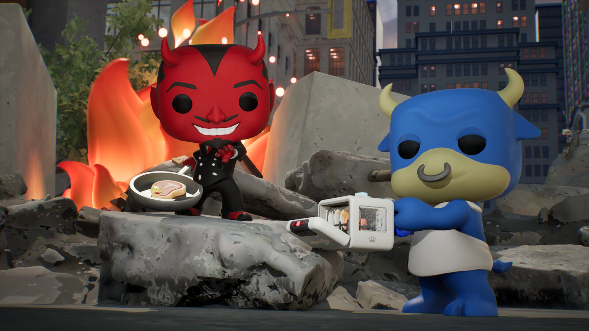 Funko Fusion - Fantastik Plastik Pack 4 - T-Bone and El Diablo Featured Screenshot #1