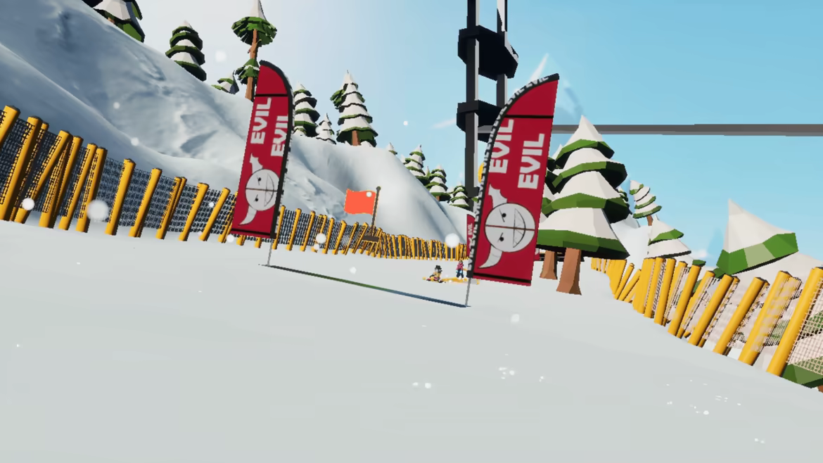 Skijoring video 1
