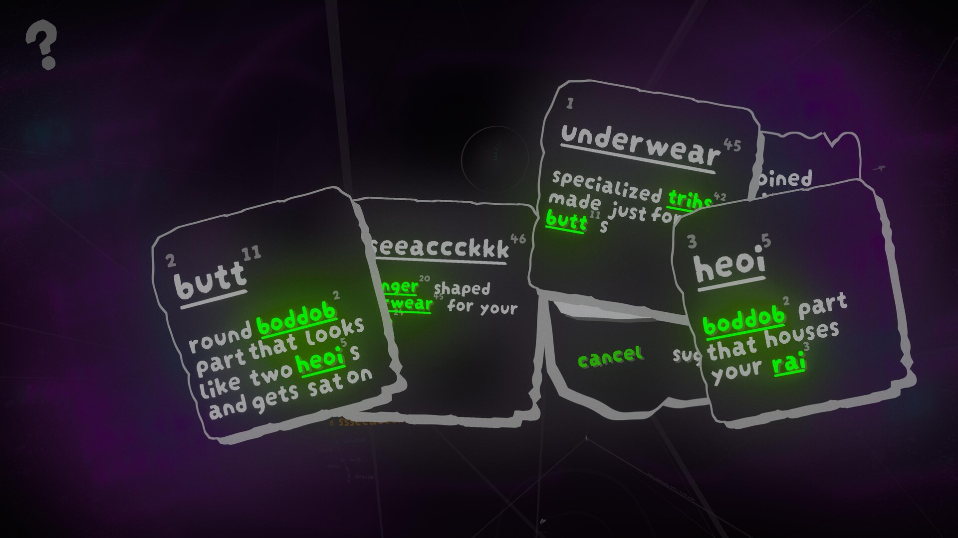 Misnomers by Nick Oueijan screenshot 2