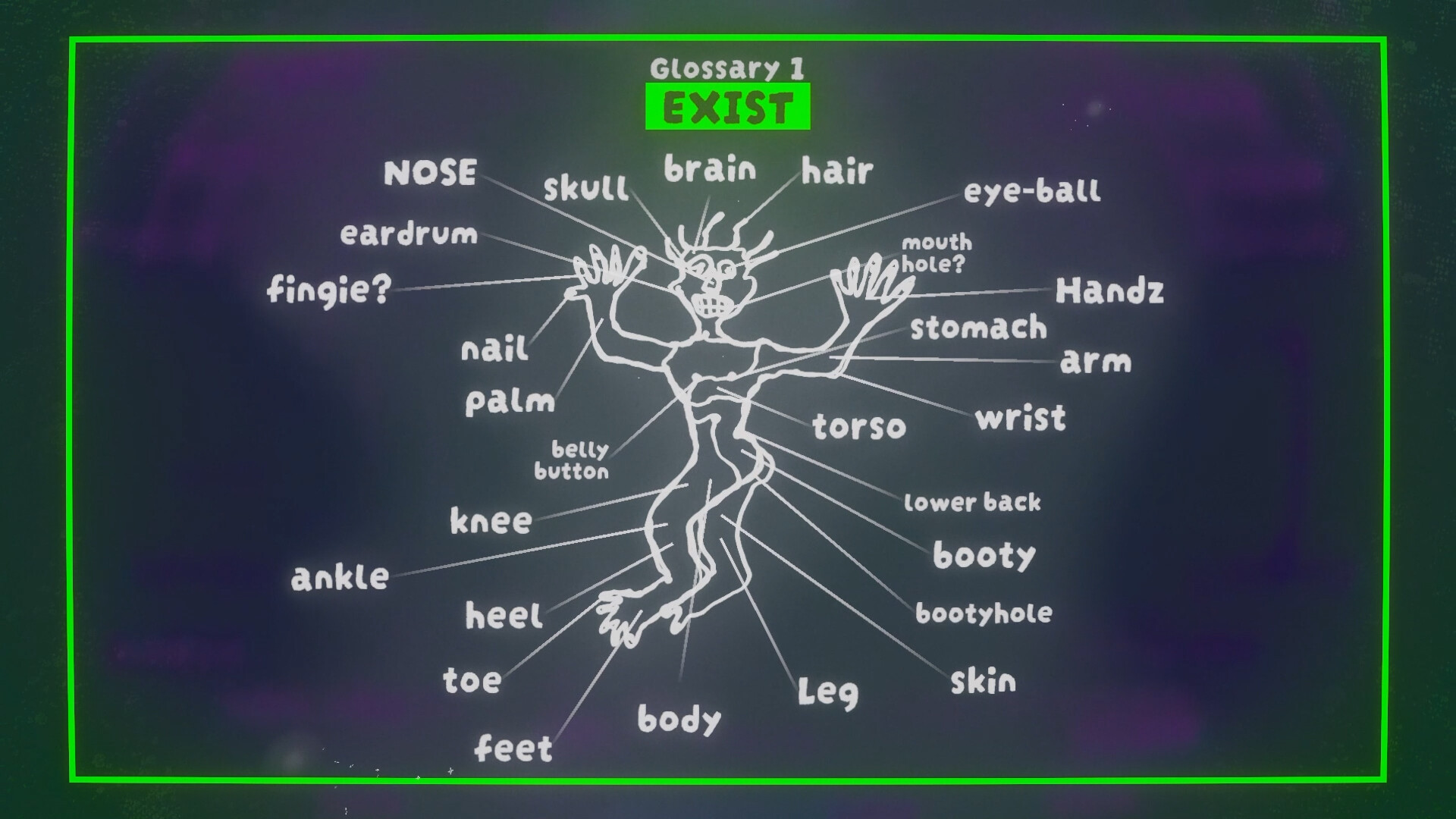 nick¹s recursive videogame⁴ about deciphering word¹⁶ puzzle⁷⁹s to discover your identity²⁵ and redefine the universe³¹⁸! screenshot #4