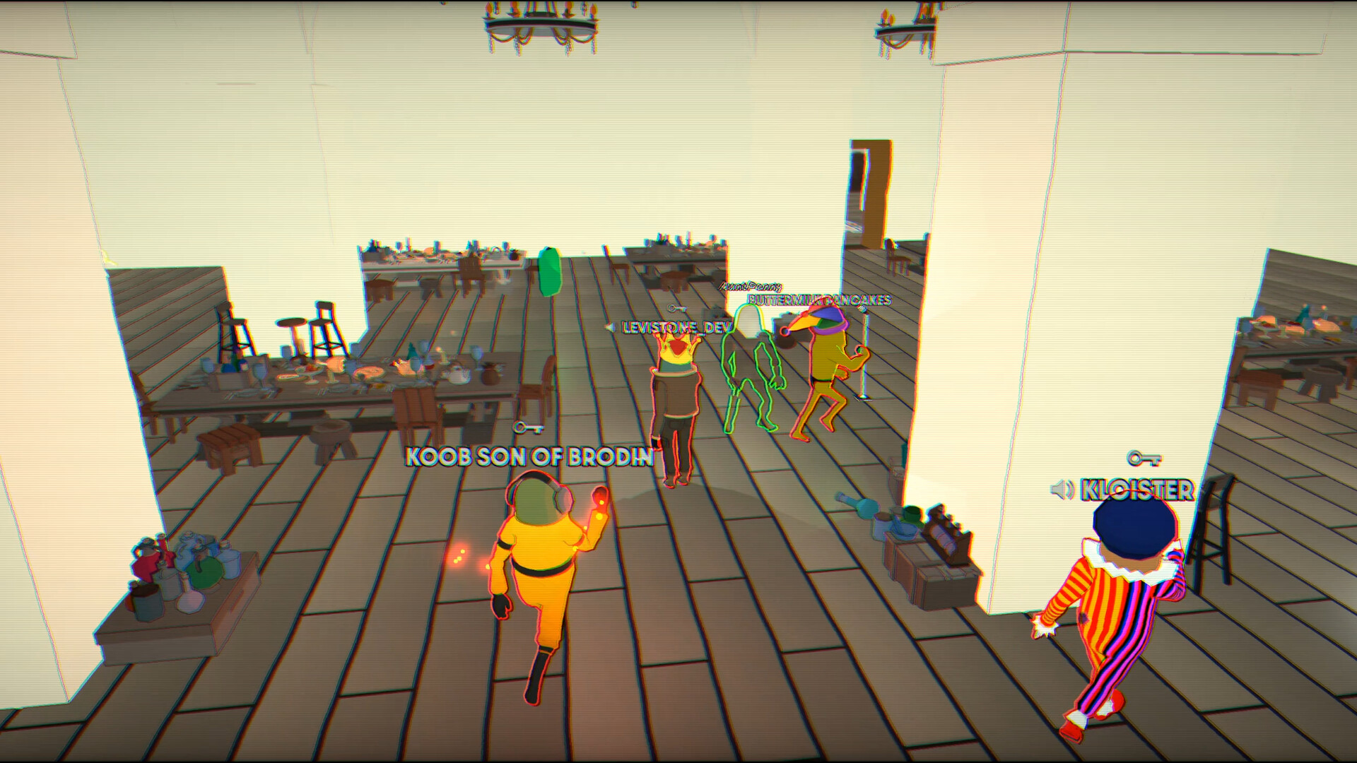 Haunted Heist Trickster using night vision to stalk heisters