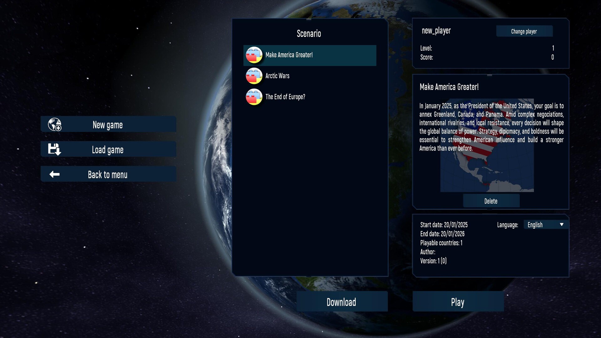 Modding Tool Add-on for Geo-Political Simulator 2026 Edition Featured Screenshot #1