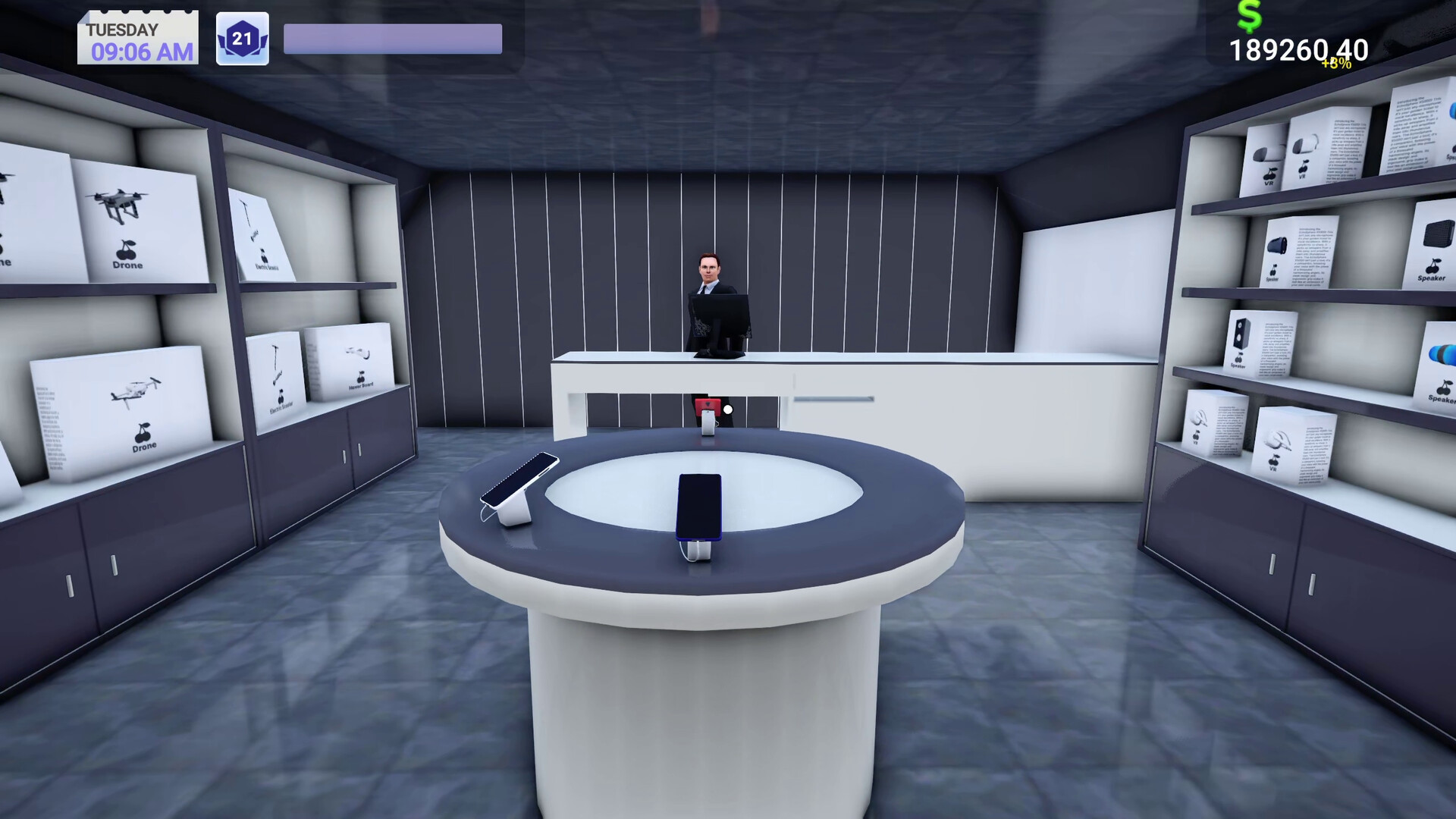 #4. Electronics Store Simulator Demo (Steam) De: Games Incubator