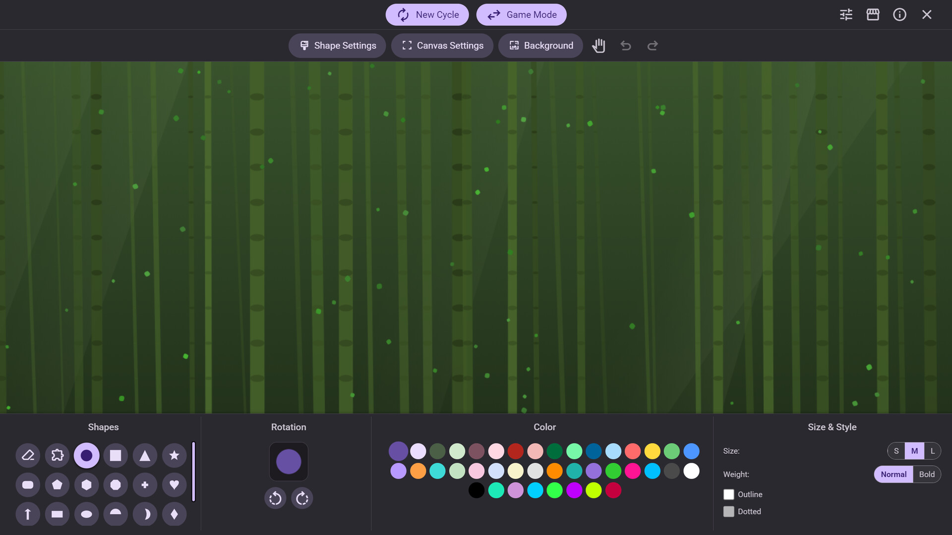 Shapeweaver - Nature & Serenity Background Pack DLC Featured Screenshot #1