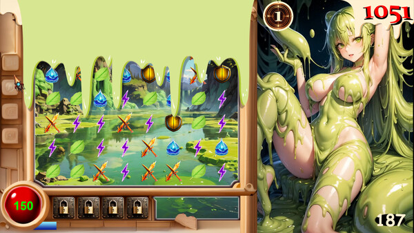 Screenshot of Crimson Quest gameplay showing in-action mechanics