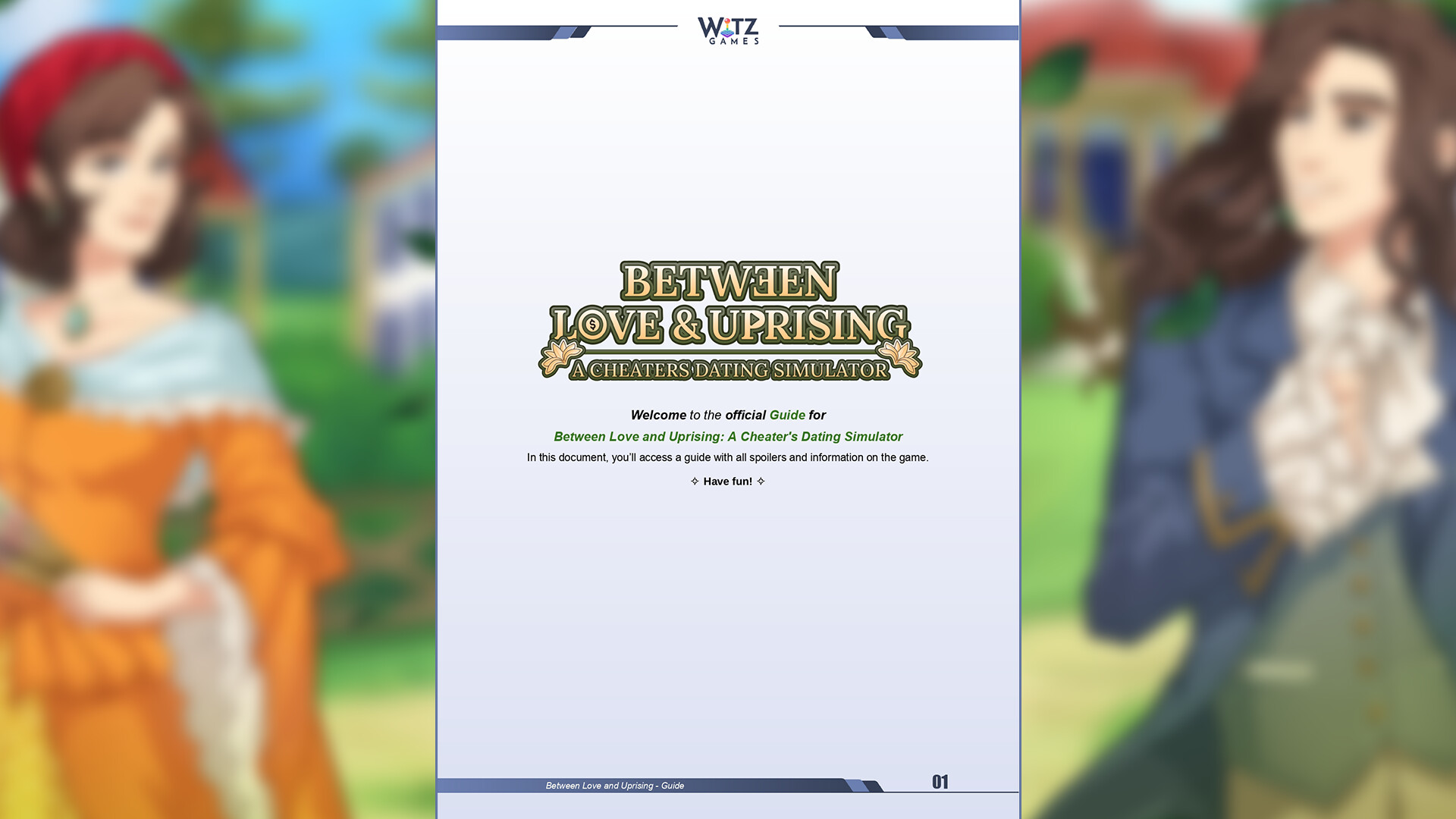 Between Love & Uprising: Guide