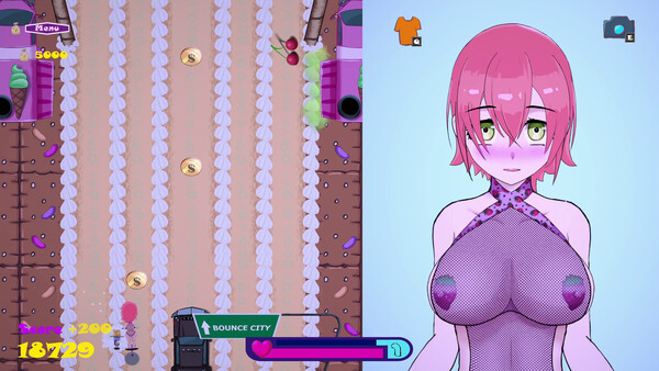 Riding to Bounce City - Fishnet Lingerie set A