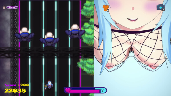 Riding to Bounce City - Fishnet Lingerie set A