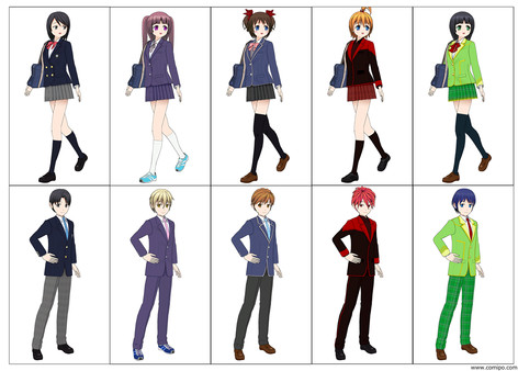 ComiPo!: Blazer & Gakuran