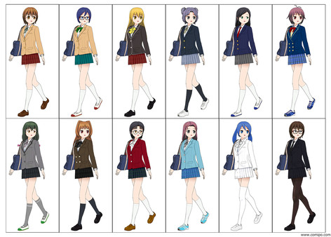 ComiPo!: Blazer & Gakuran