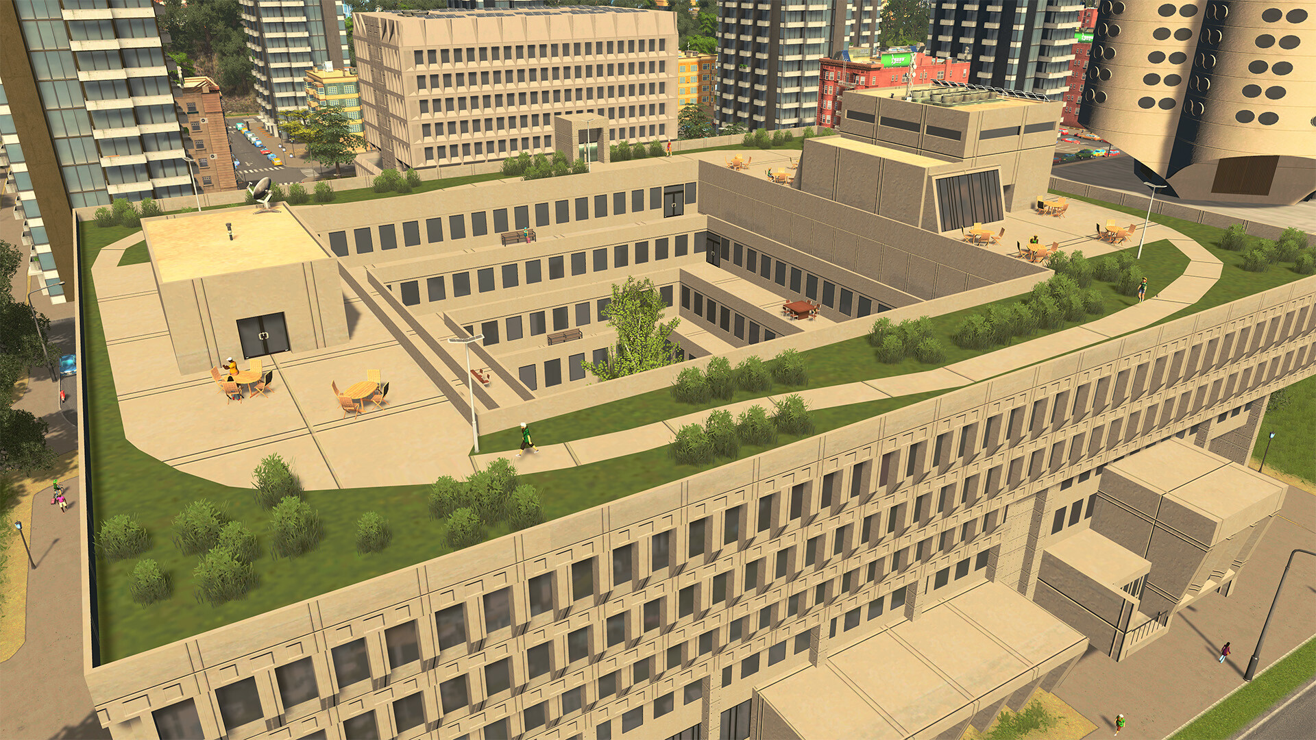 Cities: Skylines - Content Creator Pack: Iconic Brutalism Featured Screenshot #1