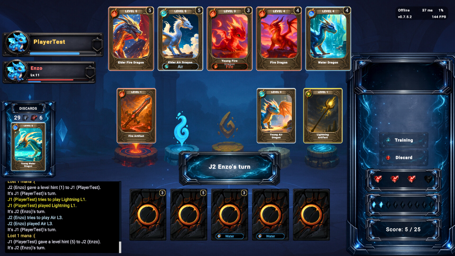 DraQu: Elemental Awakening screenshot #2