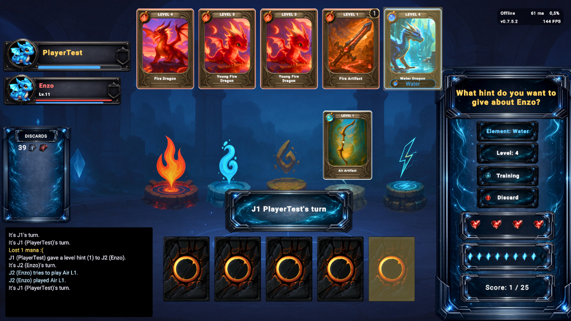 DraQu: Elemental Awakening screenshot #4