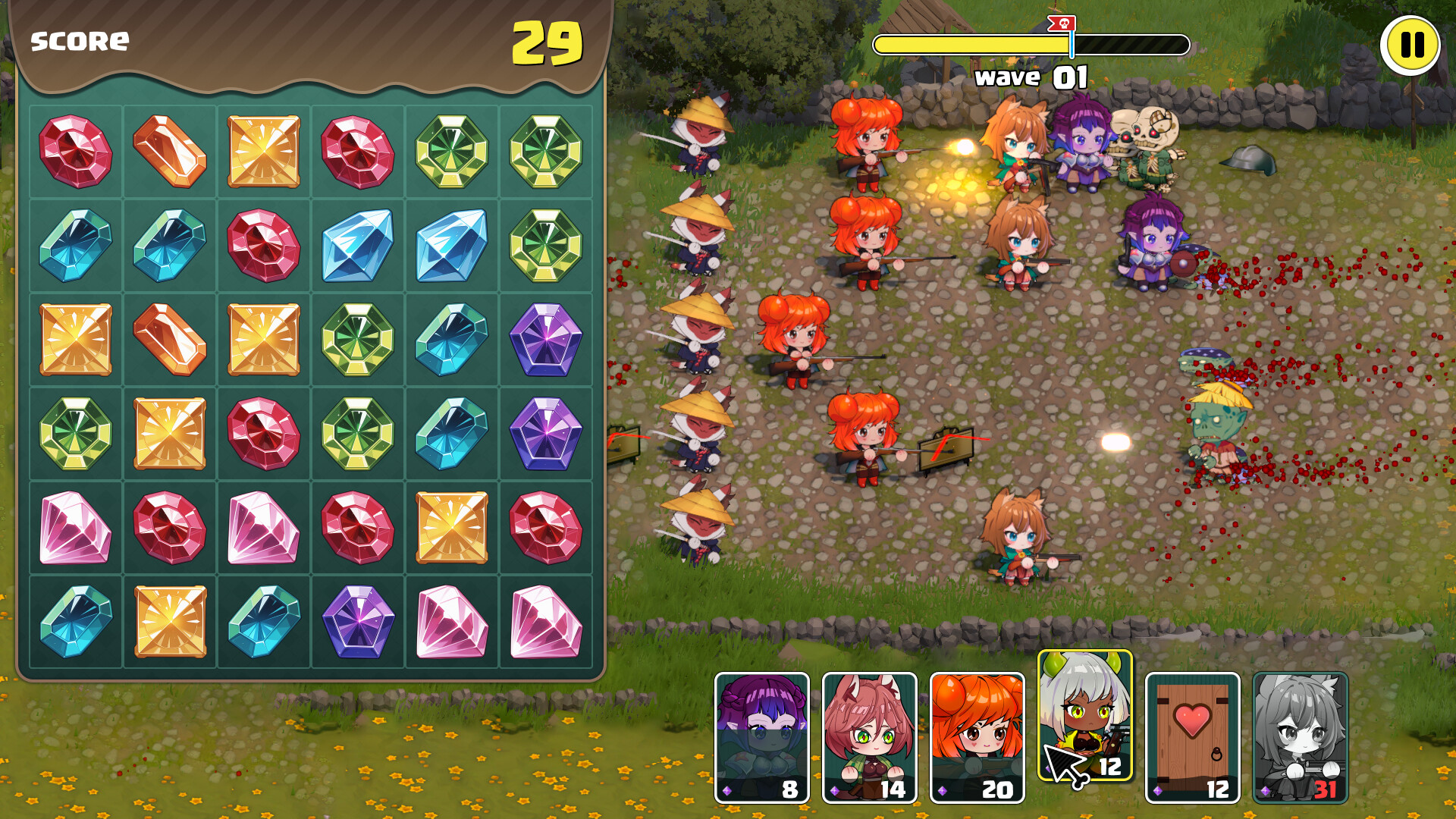 Harem vs Zombies screenshot #11