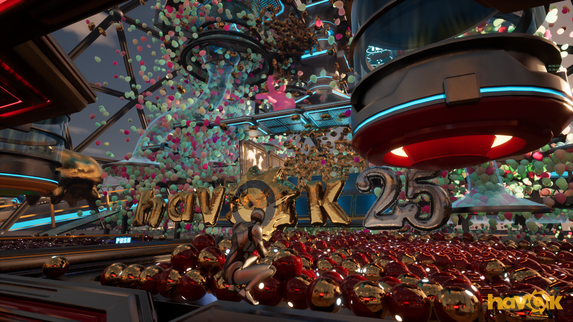 Havok Balloons Tech Showcase screenshot #1