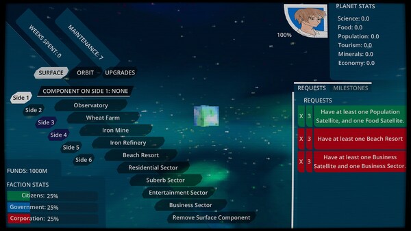 Terra Request gameplay screenshot