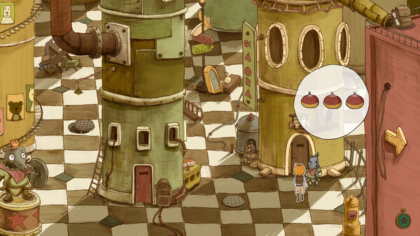 Screenshot of Asa's Adventure gameplay showing in-action mechanics