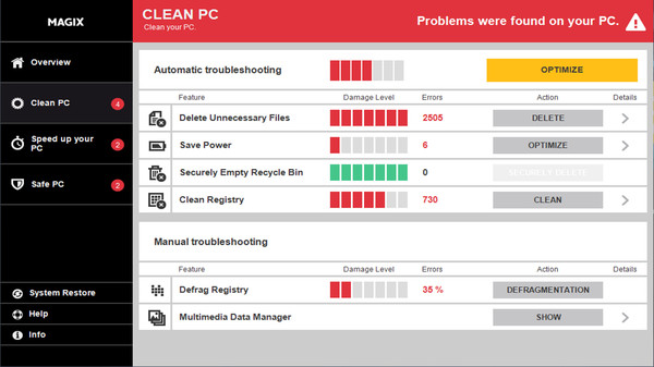 MAGIX PC Check & Tuning 2016 screenshot 3