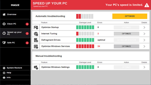 MAGIX PC Check & Tuning 2016 screenshot 1