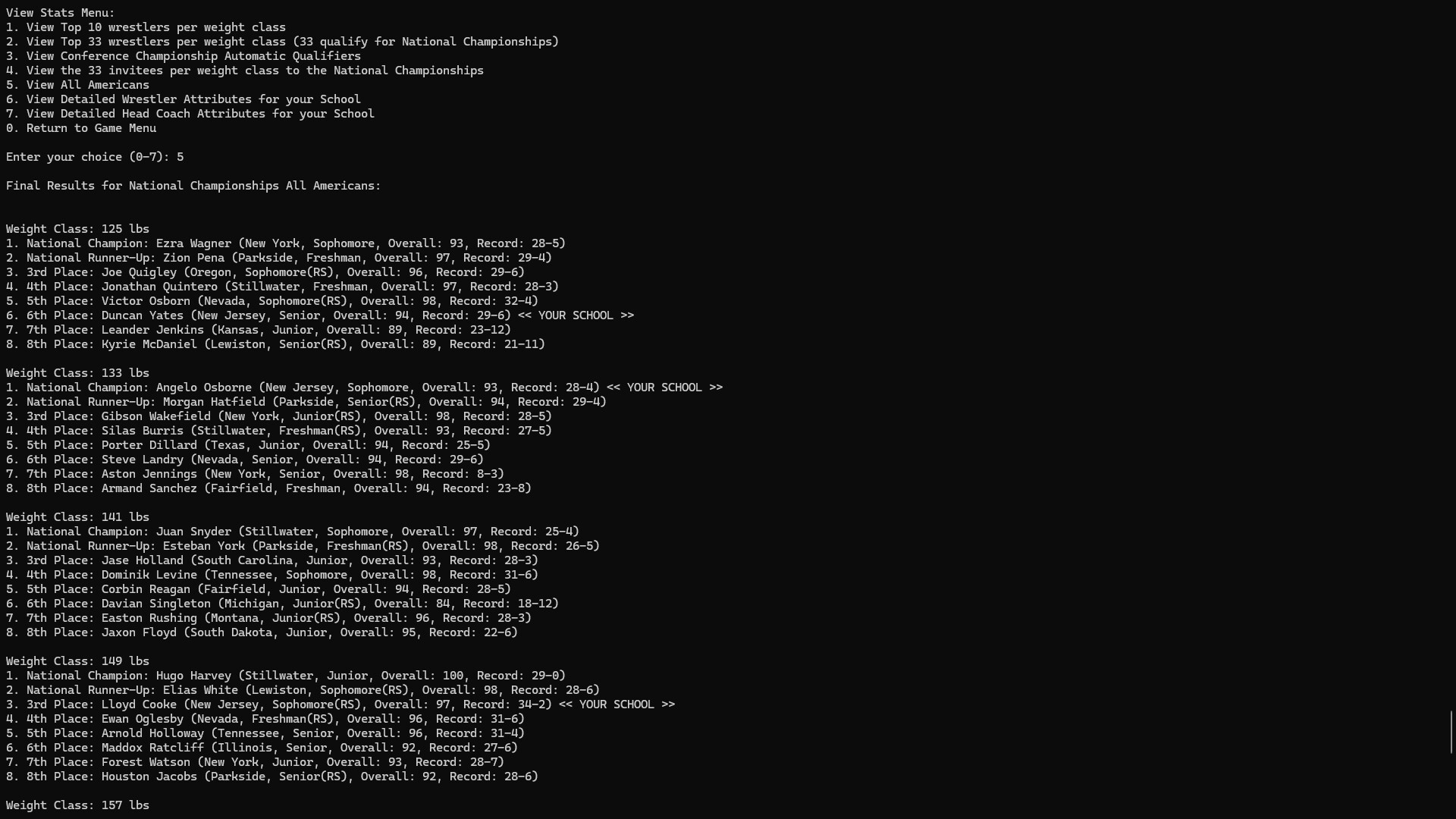 College Wrestling Manager 2026 screenshot #4