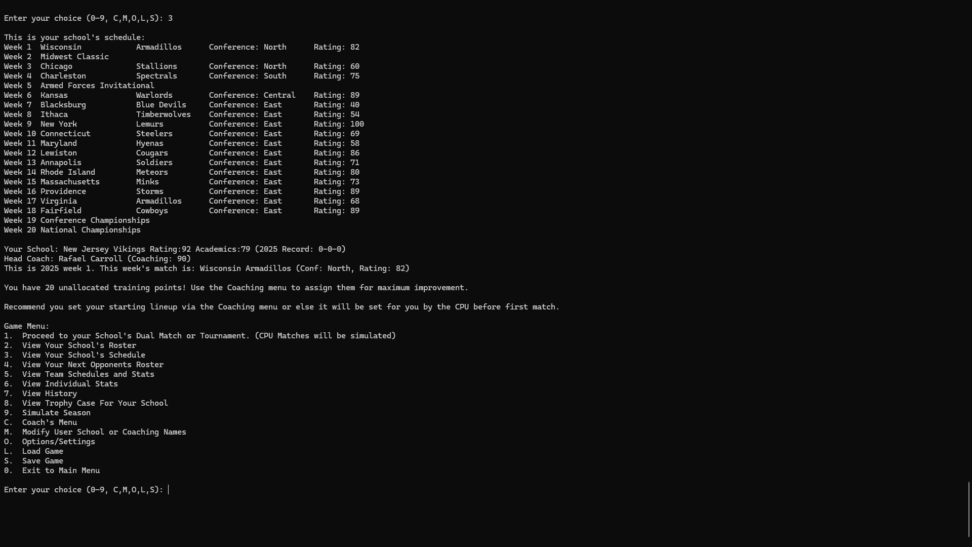 College Wrestling Manager 2026 screenshot #2