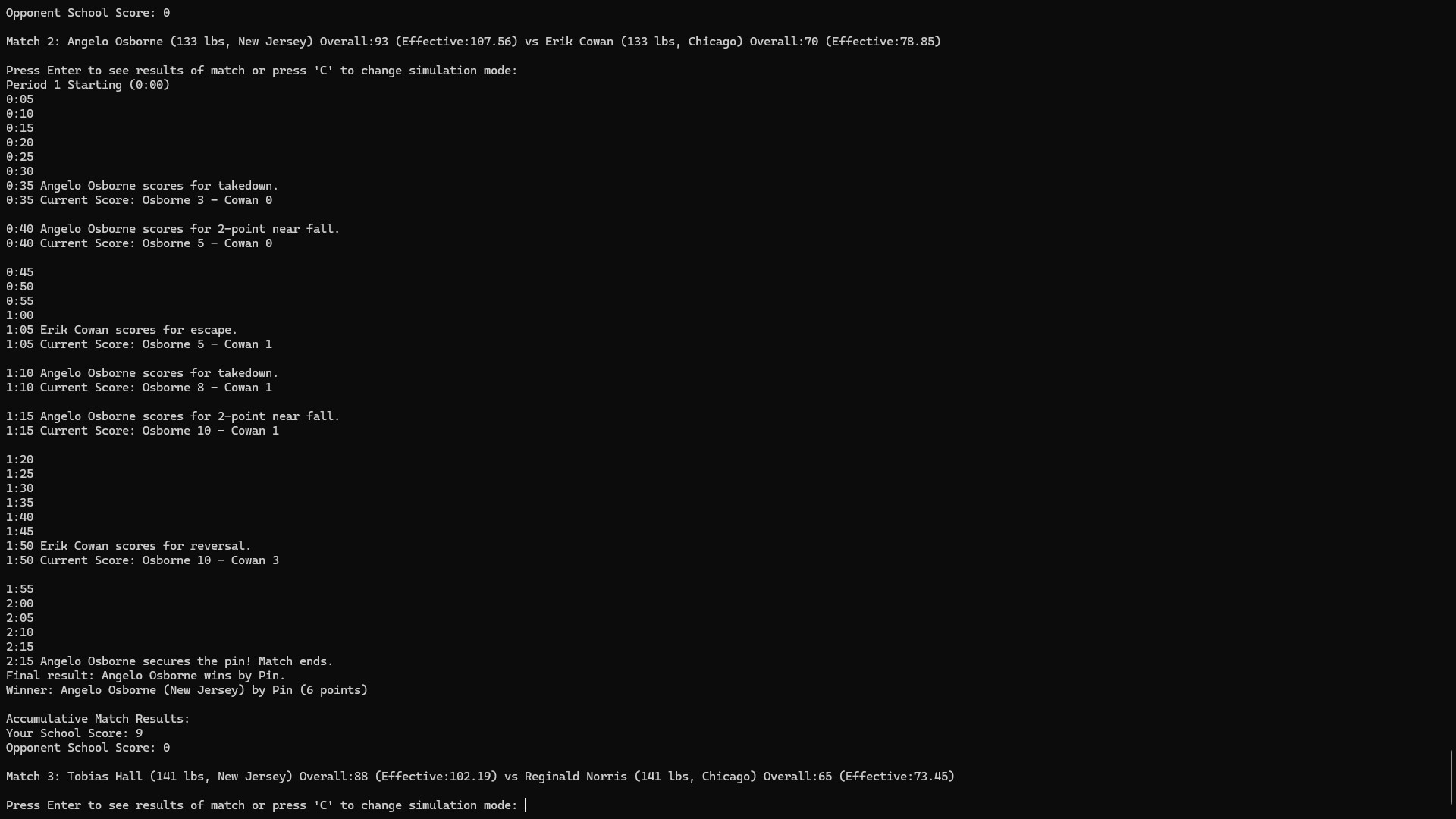 College Wrestling Manager 2026 screenshot #3