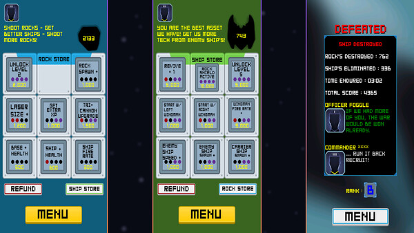 Rocks In Space game for windows Pc 1