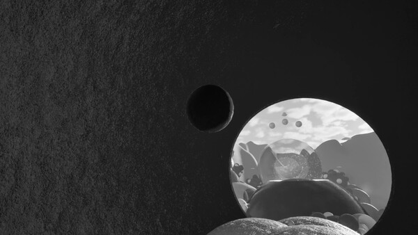 Screenshot of Just Balls gameplay showing in-action mechanics