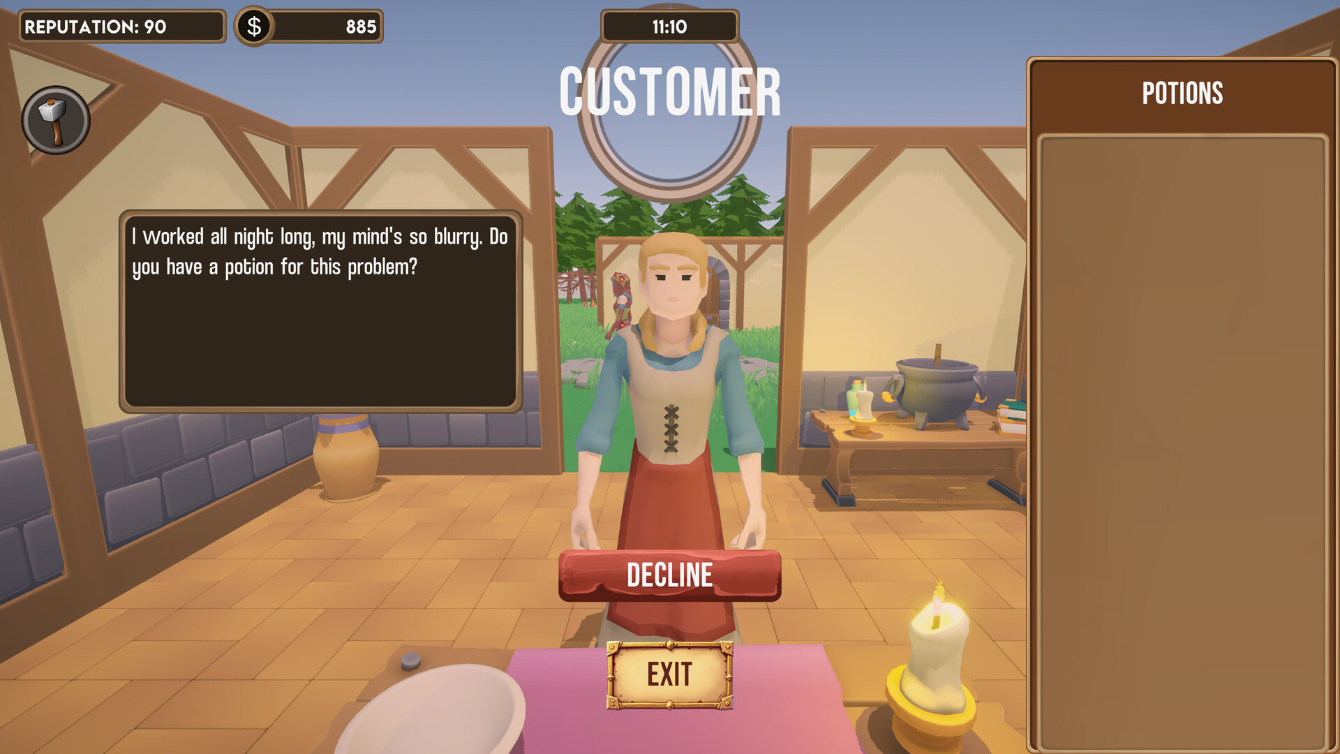 #10. Penny for Your Potion Demo (Steam) Podle: Last Minute Studios