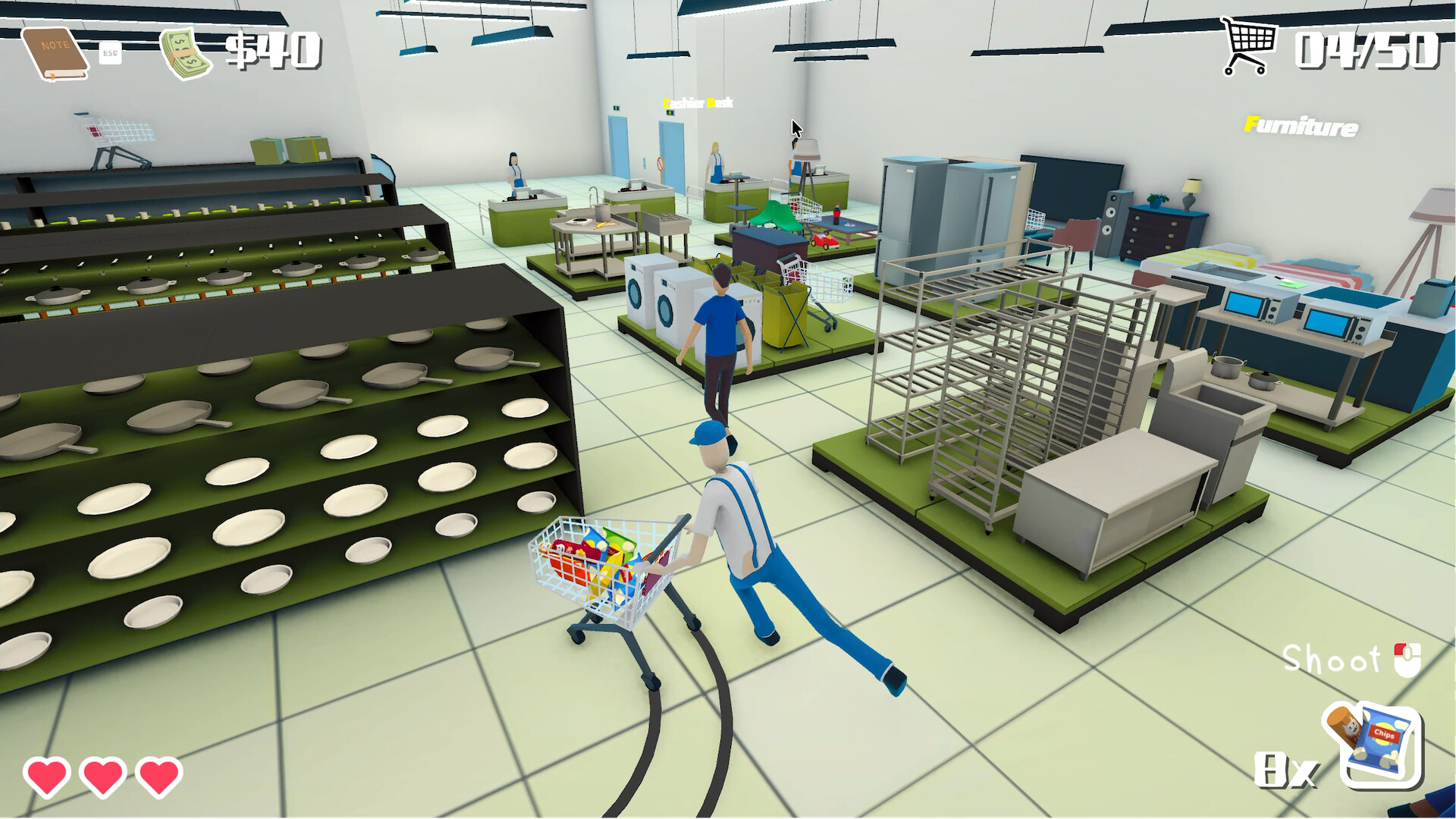 Shopping Cart Pusher screenshot #1