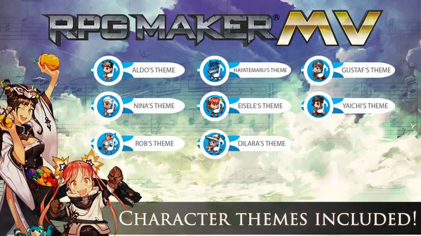 RPG Maker MV - Cover Art Characters Pack