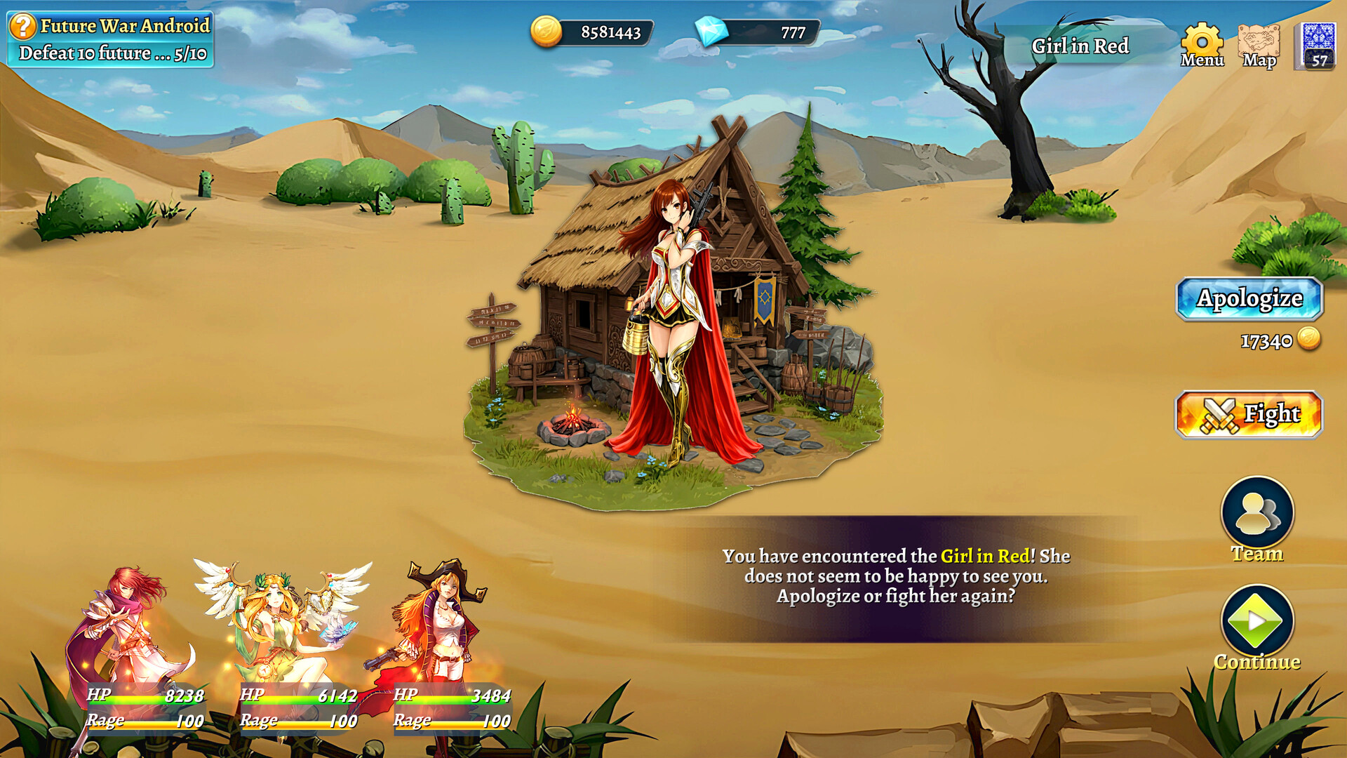 Eternal Dreams: Poker RPG screenshot #5