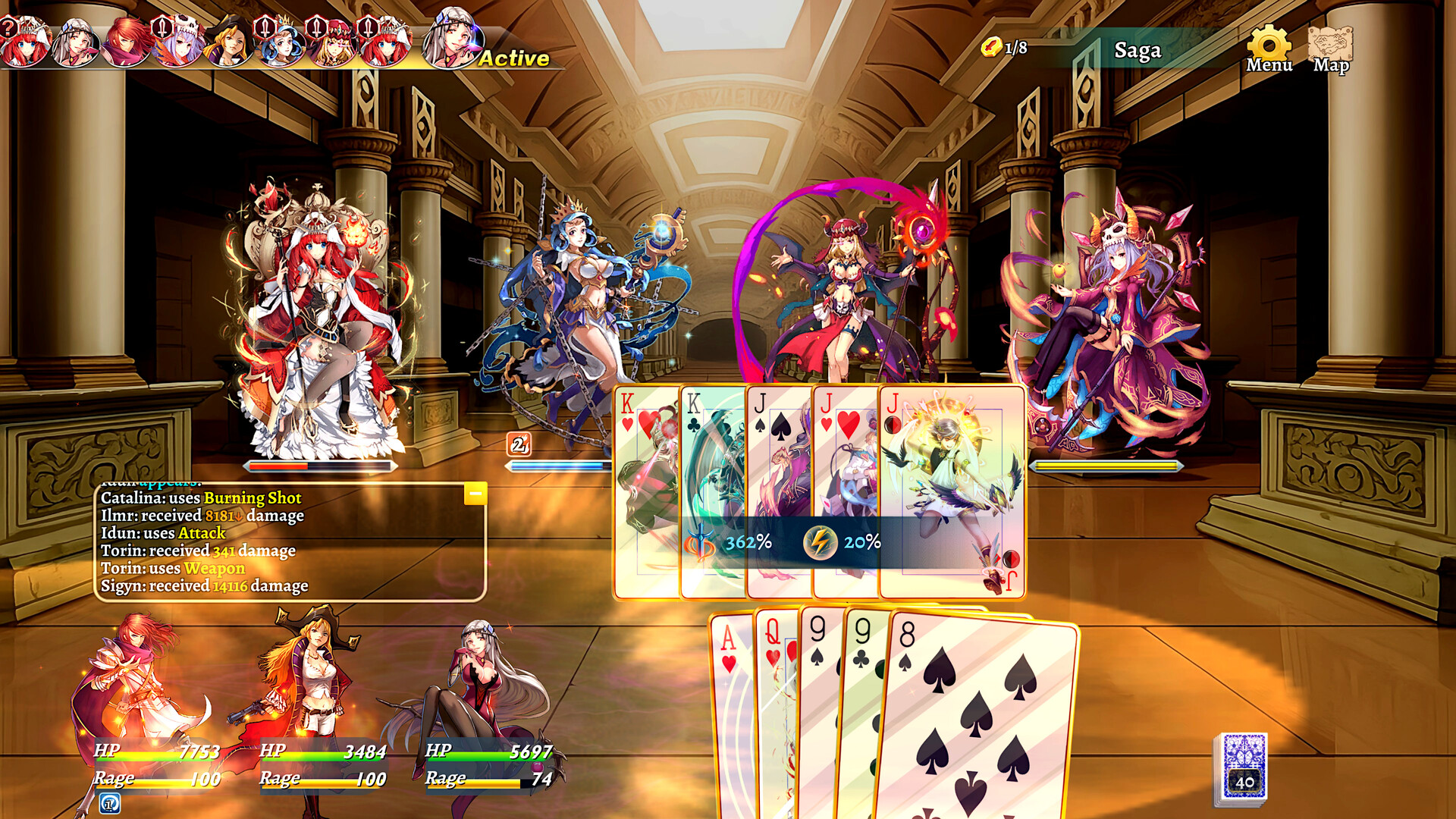 Eternal Dreams: Poker RPG screenshot #1